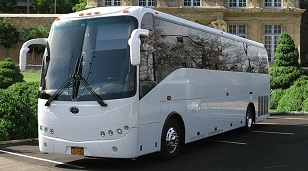 The luxury limousine bus