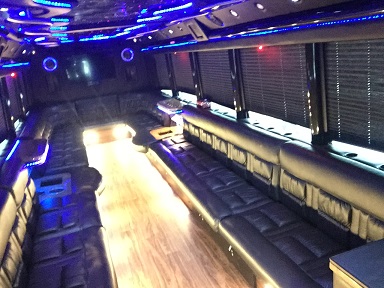interior of one of the buses